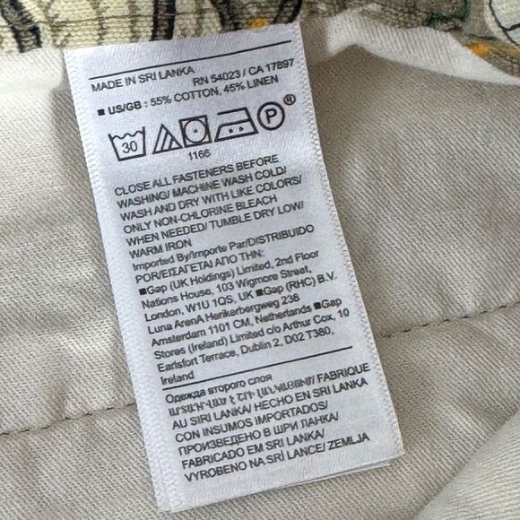 Banana Republic Petite Explorer Cotton/Linen Floral High‎ Waist Shorts Sz… - Picture 9 of 10